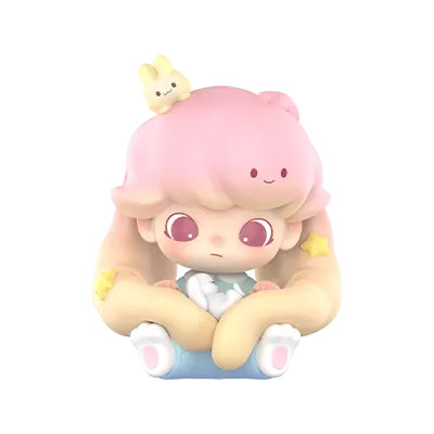 Sleeping Bunny — DIMOO Animal Kingdom Series Figures exact official reference