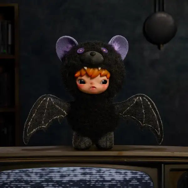 Hirono After Dark Series Plush Doll Pendant — official series reference; official POP MART reference, not a photo of the exact item supplied.