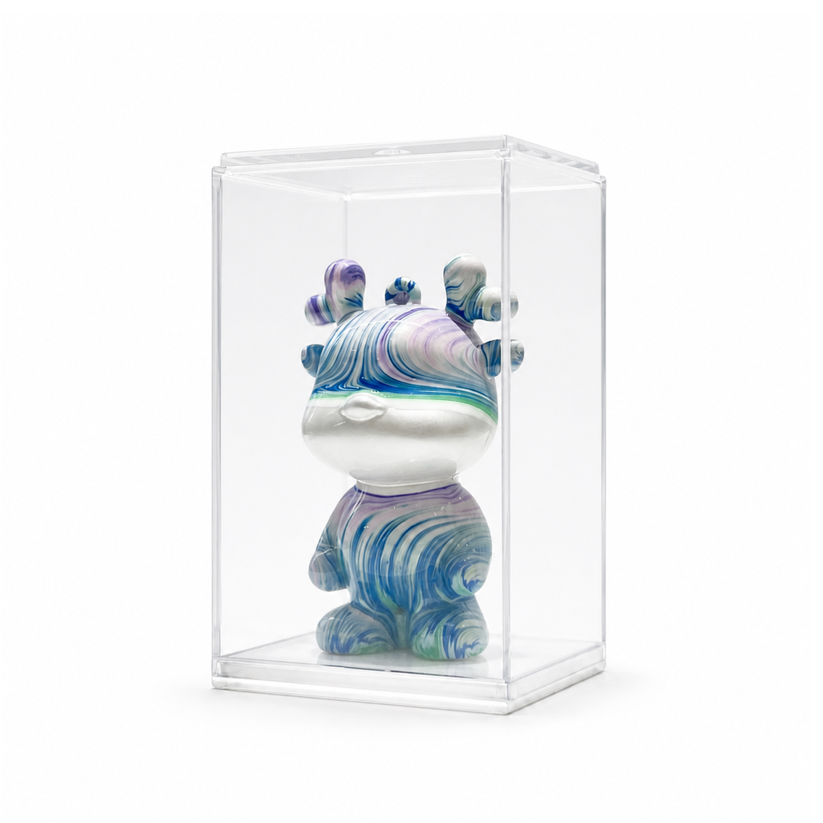 Mini Dragon 25, handmade Mini Dragon in a clear acrylic display box by Fendooy