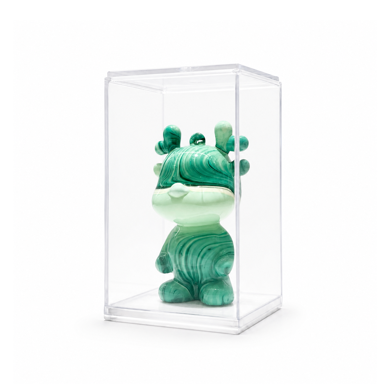 Mini Dragon 46, handmade Mini Dragon in a clear acrylic display box by Fendooy