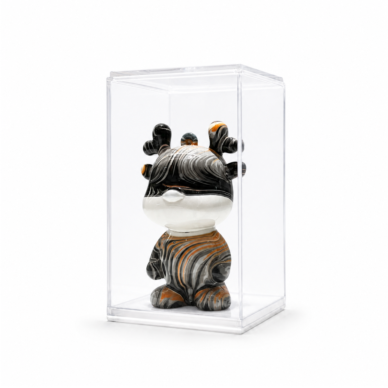 Mini Dragon 71, handmade Mini Dragon in a clear acrylic display box by Fendooy