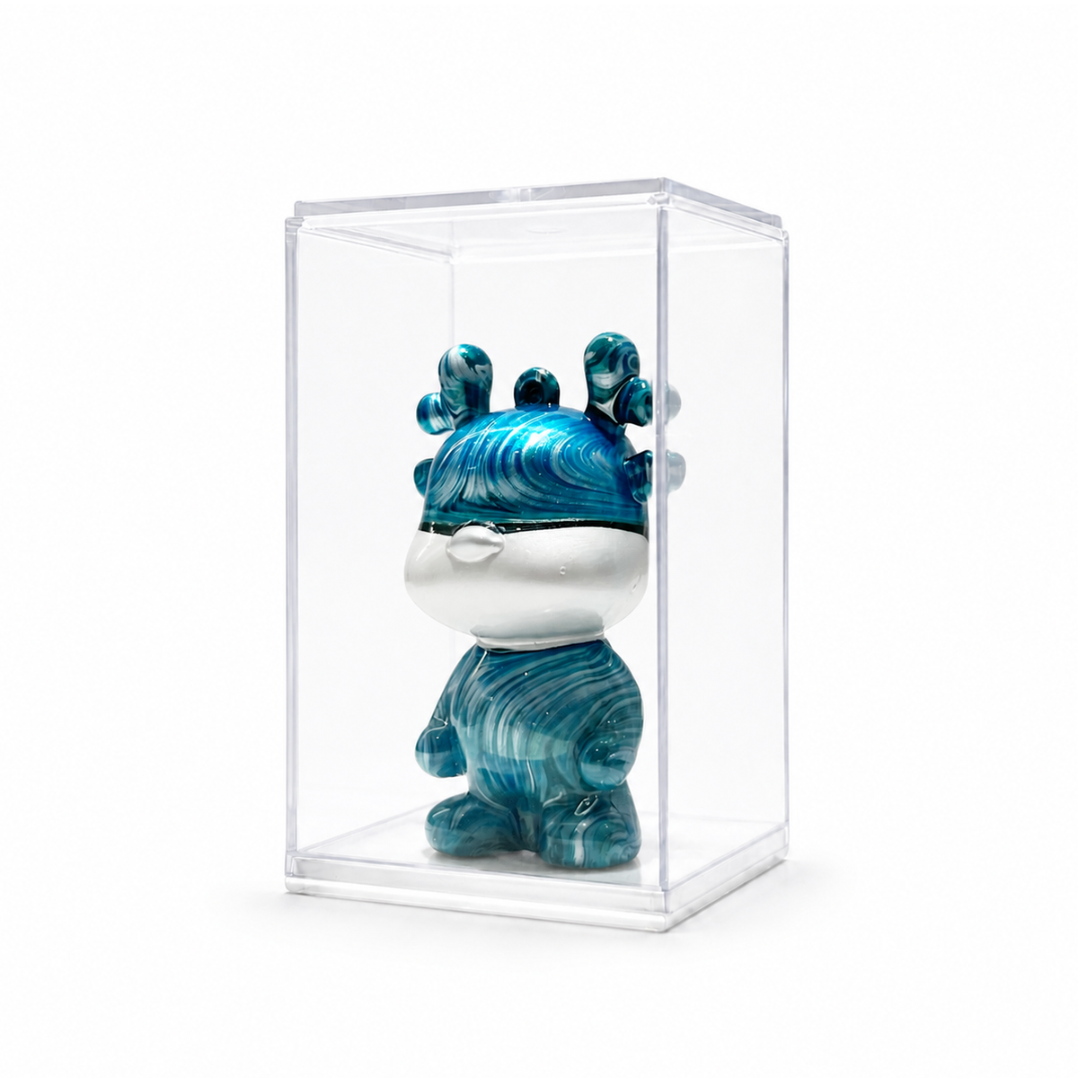 Mini Dragon 78, handmade Mini Dragon in a clear acrylic display box by Fendooy