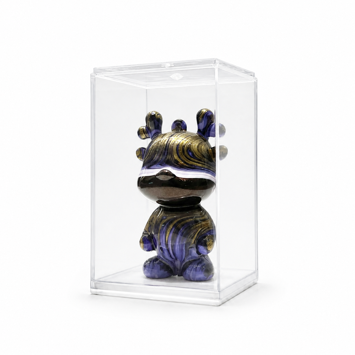 Mini Dragon 80, handmade Mini Dragon in a clear acrylic display box by Fendooy