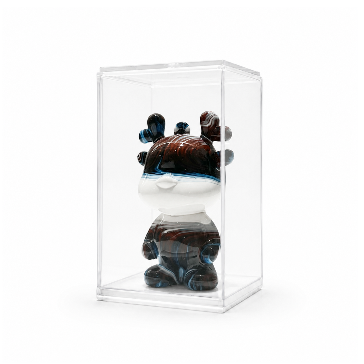 Mini Dragon 81, handmade Mini Dragon in a clear acrylic display box by Fendooy