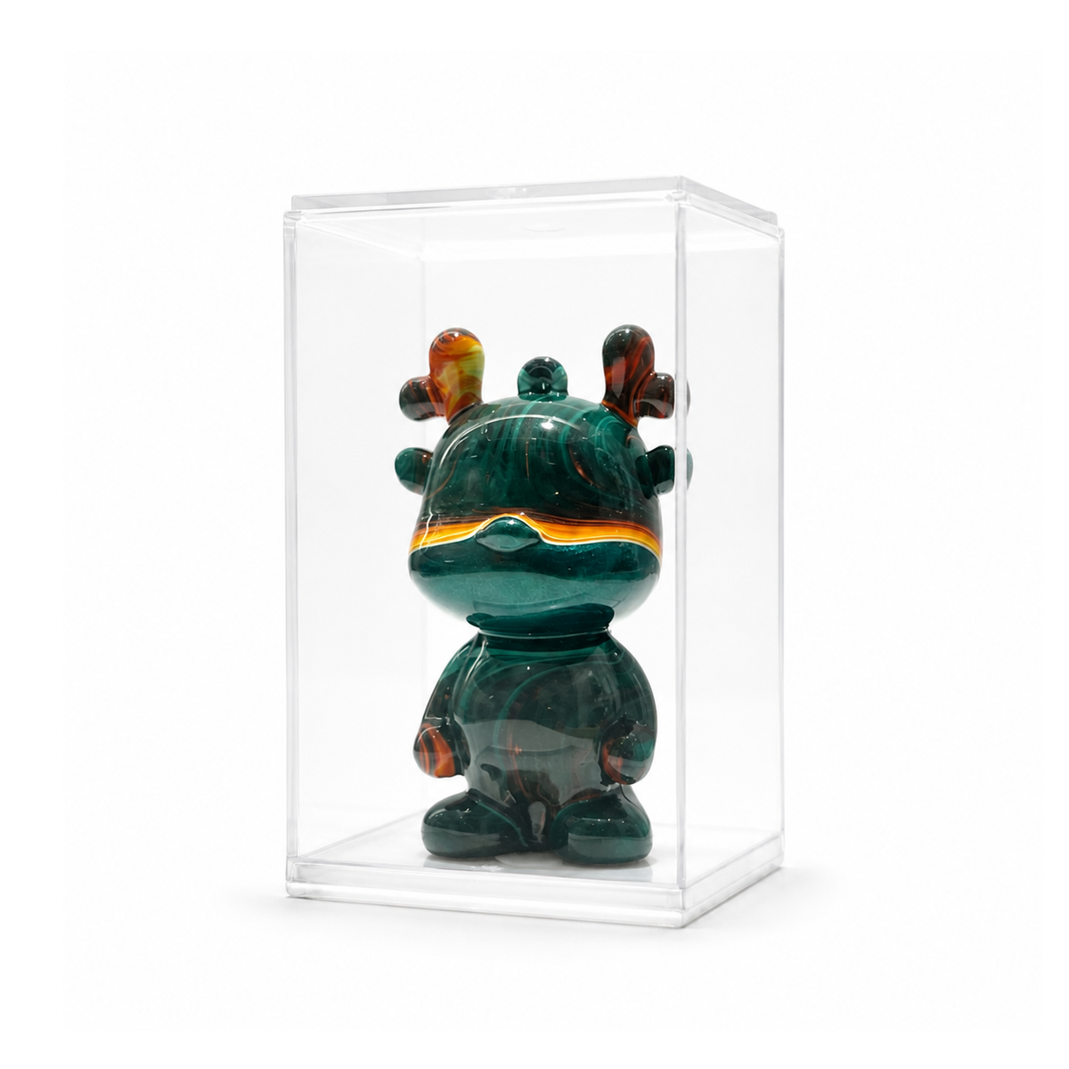 Mini Dragon 88, handmade Mini Dragon in a clear acrylic display box by Fendooy