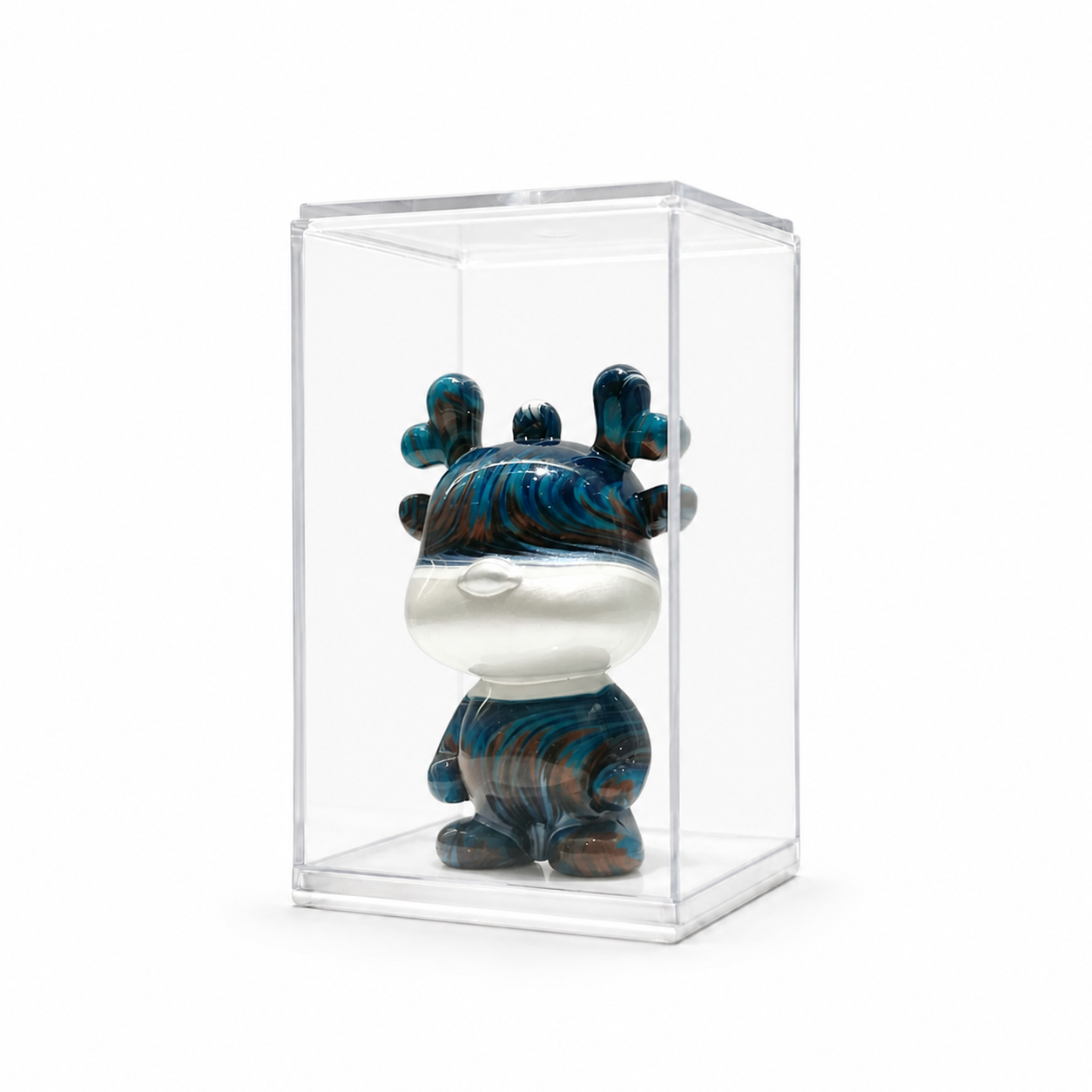 Mini Dragon 90, handmade Mini Dragon in a clear acrylic display box by Fendooy