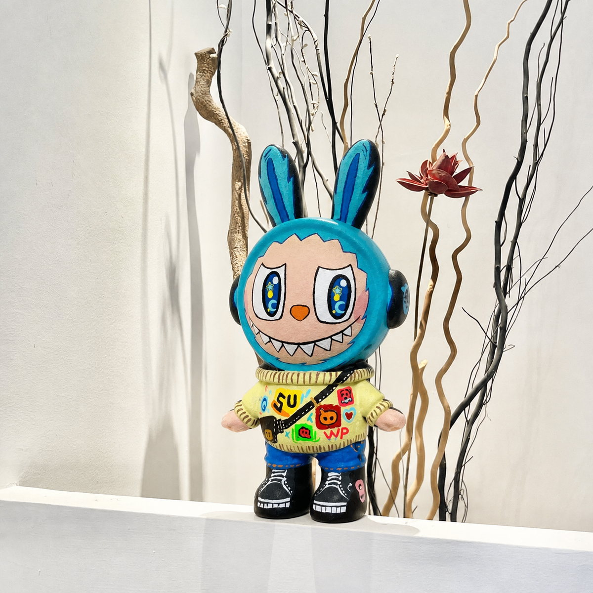 Trendy Adventurer Labubu in Fendooy studio scene
