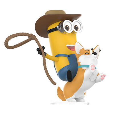 Ride’em Cowboy Kevin — Minions Bello World Series Figures exact official reference