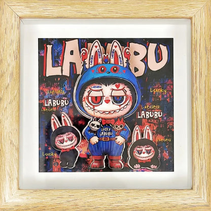 Labubu 3D Stereo Luminous Painting