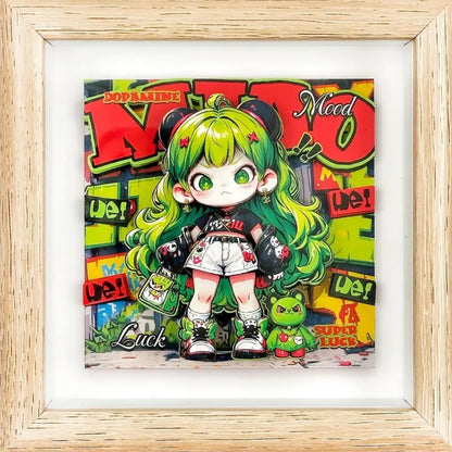 【Mini Art-5.9-inch 3D Stereoscopic Painting】