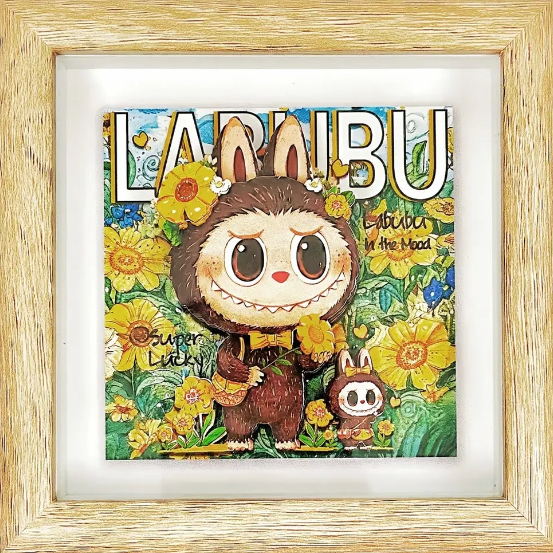 Labubu 3D Stereo Luminous Painting