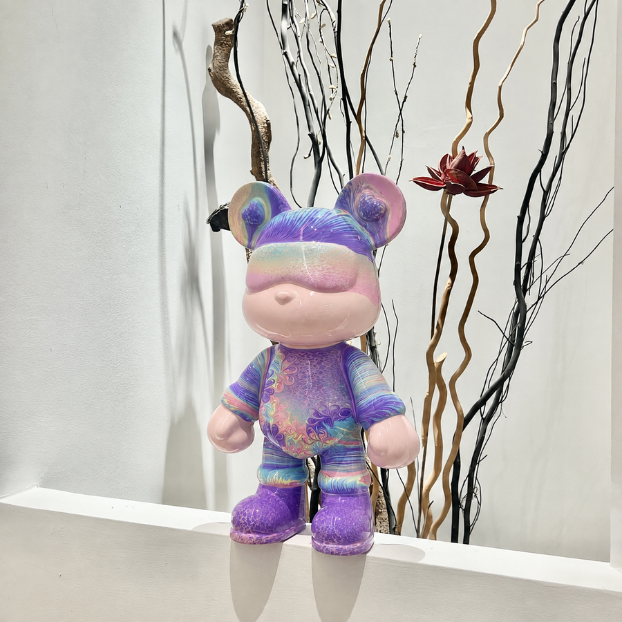 Enchanted Purple Elf Fluid Bear