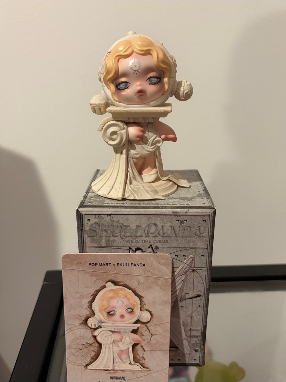 Actual sample photo — SKULLPANDA WHERE TIME DWELLS — Colonnade Contemplation
