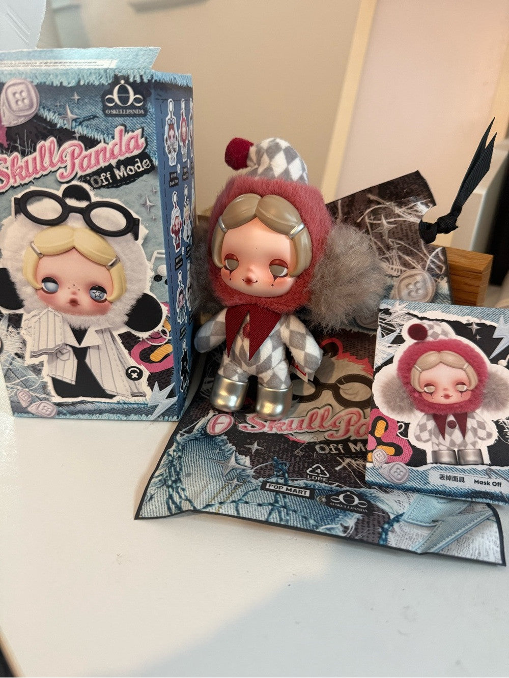 Actual sample photo — SKULLPANDA Off Mode — Mask Off