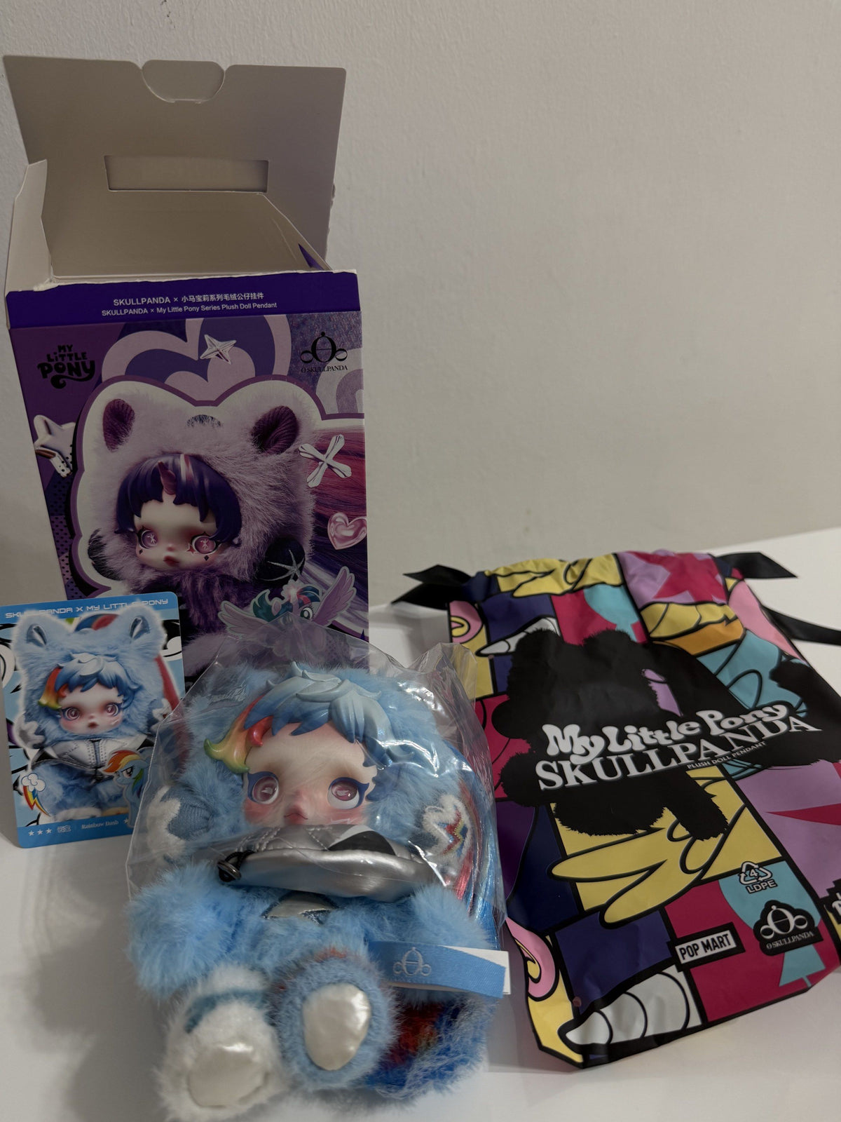 Actual sample photo — SKULLPANDA × My Little Pony — Rainbow Dash