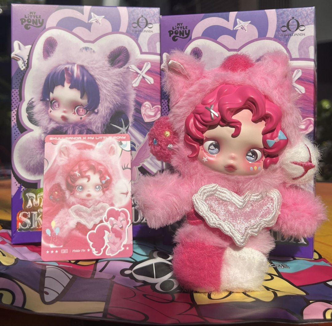 Actual sample photo — SKULLPANDA × My Little Pony — Pinkie Pie