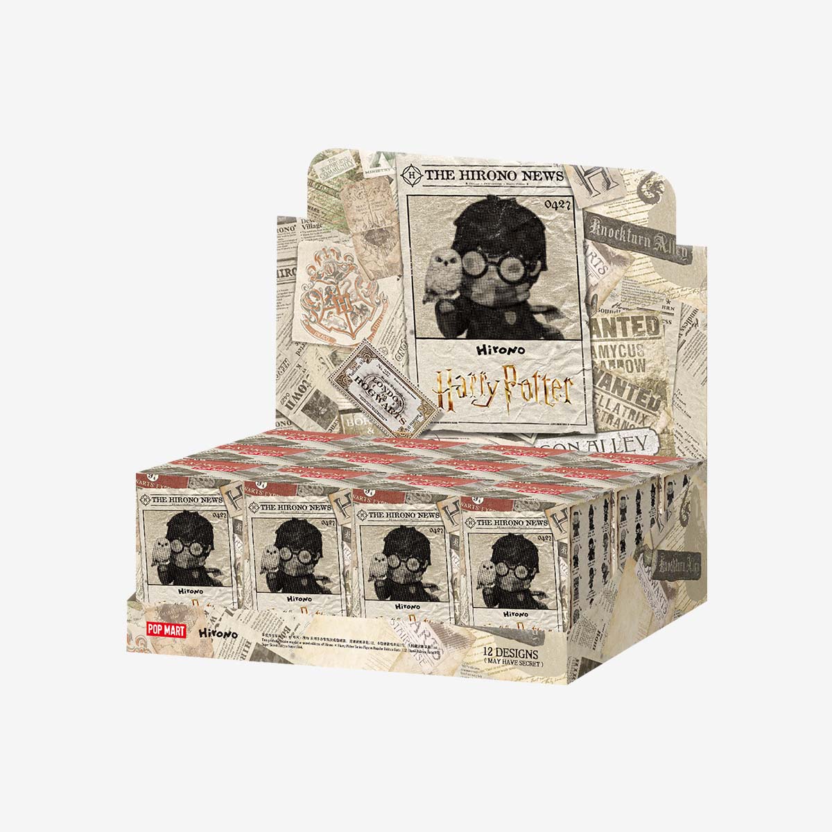 Hirono × Harry Potter Series Figures — current official US gallery 4; official design reference, not a photo of the exact item supplied.