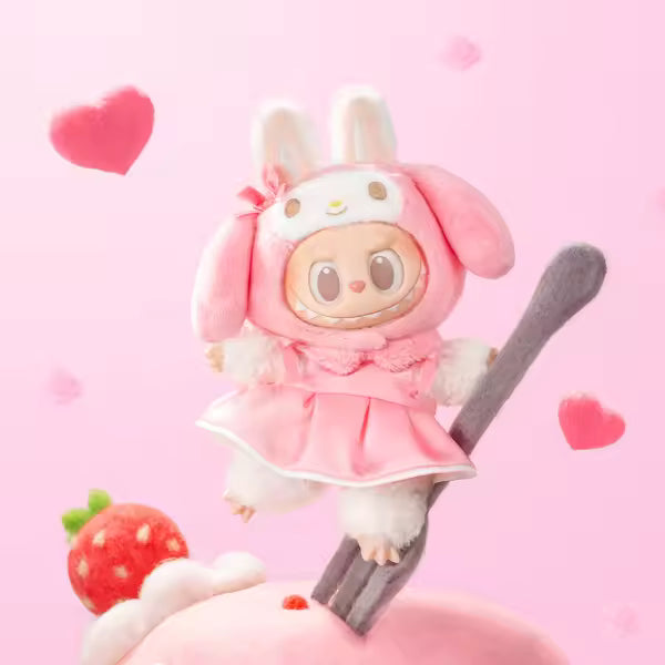THE MONSTERS × Hello Kitty and Friends Series-Vinyl Plush Pendant Blind Box — official series reference; official POP MART design reference, not a photo of the exact item supplied.