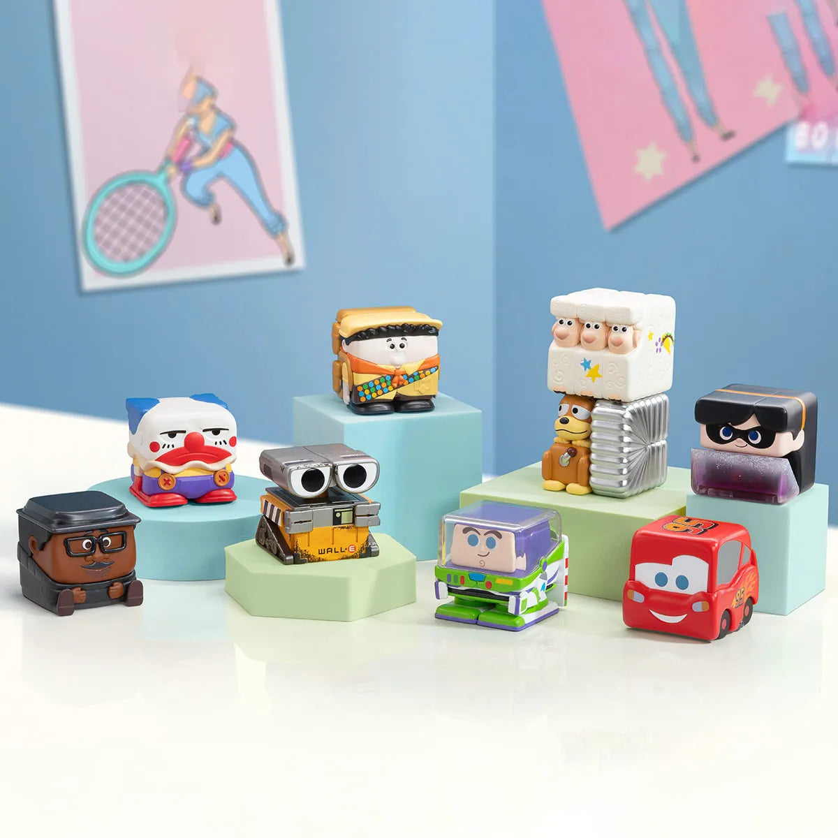 Disney Pixar POP CUBE-1 Series Figures official reference