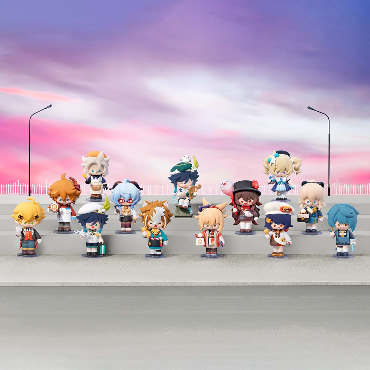 Official series reference — Genshin Impact Dress-Up Dreams Themed Chibi Series Figures exact official reference