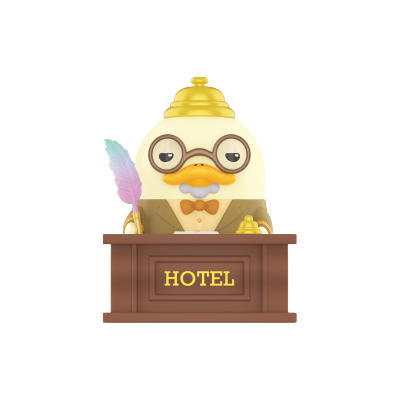CONCIERGE — The Grand DUCKOO Hotel Series Figures exact official reference