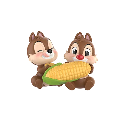 Delicious Corn — Disney Chip 'N' Dale Fun-loving Brothers Series Figures exact official reference