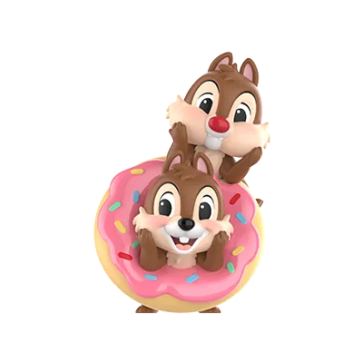 Sweet Donut Bite — Disney Chip 'N' Dale Fun-loving Brothers Series Figures exact official reference
