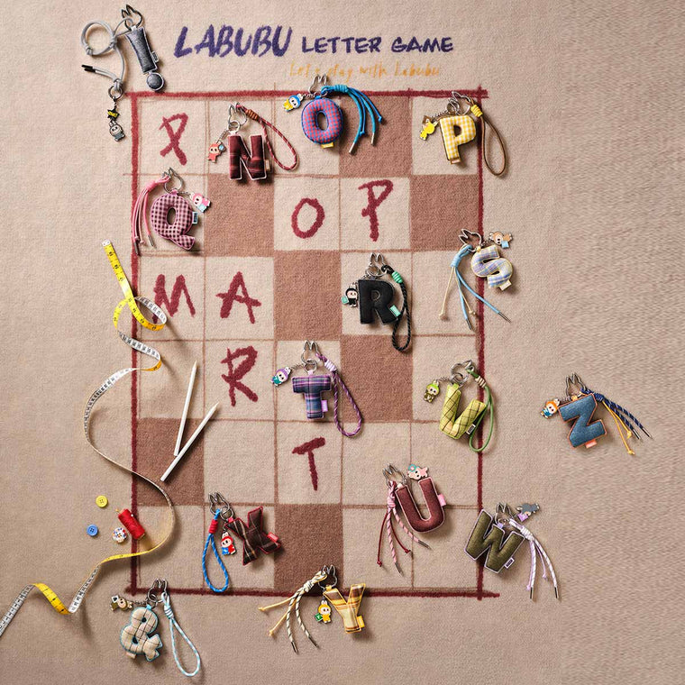 THE MONSTERS Pin for Love Series- Letter Pendant Blind Box (N-Z)