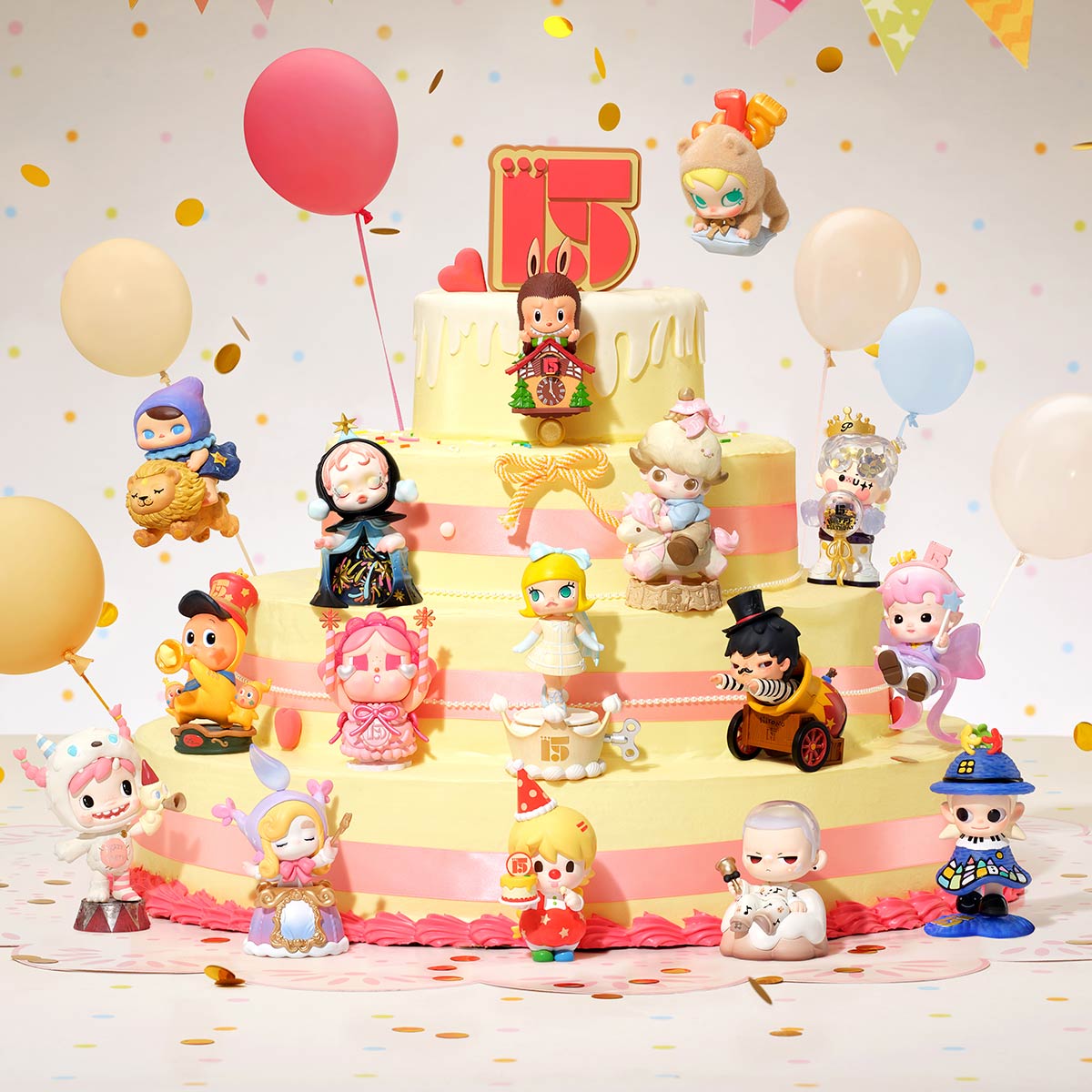 Official series reference — Celebrating the Moment POP MART 15th Anniversary Series Figures exact official reference