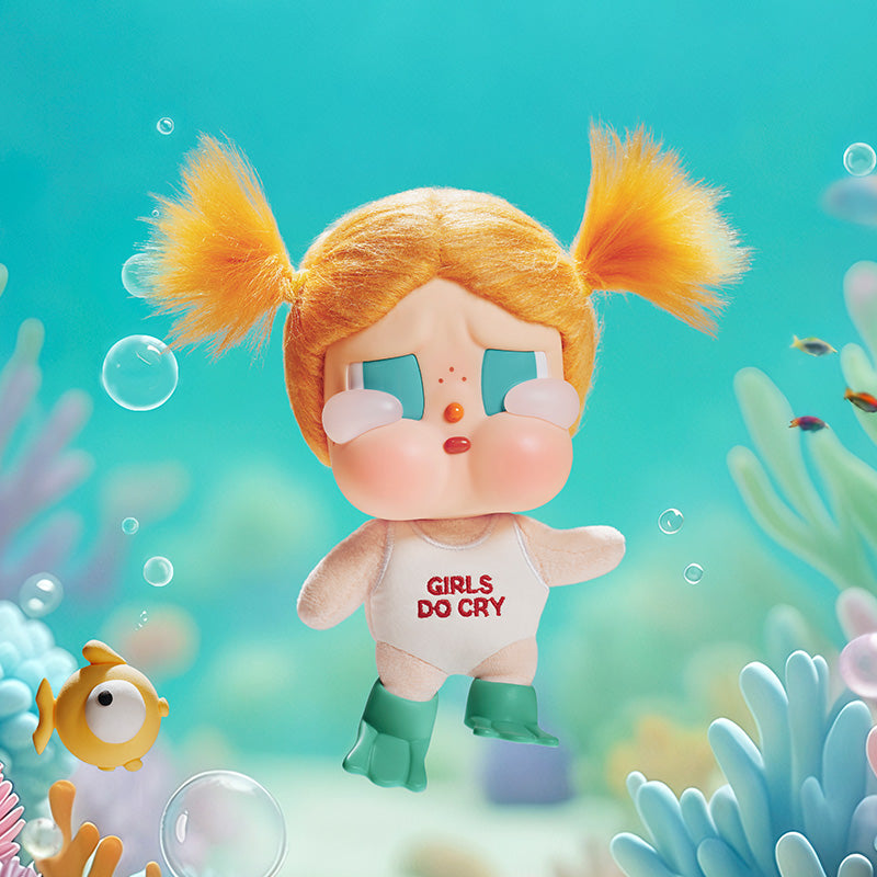 Glug-glug — CRYBABY Vacation Mode On Series-Vinyl Plush Pendant Blind Box exact official reference