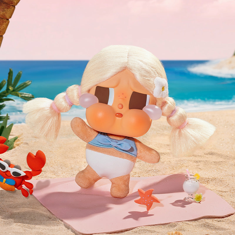 Chilling on the Beach — CRYBABY Vacation Mode On Series-Vinyl Plush Pendant Blind Box exact official reference