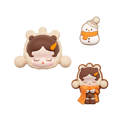 SKULLPANDA Snug Scarf — POP BEAN Fluffy & Cozy Series-Decorative Charm Blind Box exact official reference