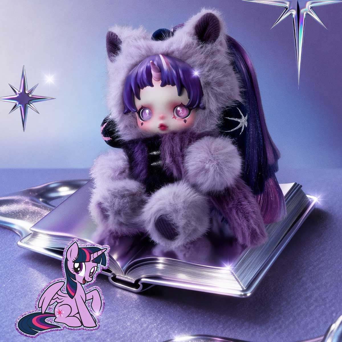 Twilight Sparkle — official design reference; official POP MART reference, not a photo of the exact item supplied.