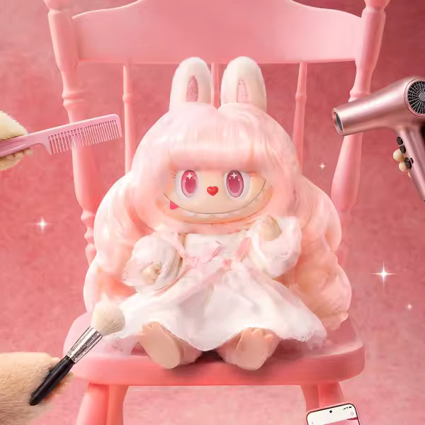 THE MONSTERS Hair Salon Series - Vinyl Plush Pendant Blind Box — official series reference; official POP MART reference, not a photo of the exact item supplied.