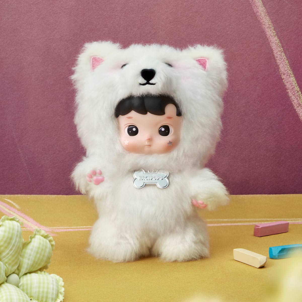 Vinyl Plush Pendant Blind Box - No Thoughts — HACIPUPU Take Me Home Series - Vinyl Plush Pendant Blind Box exact official reference