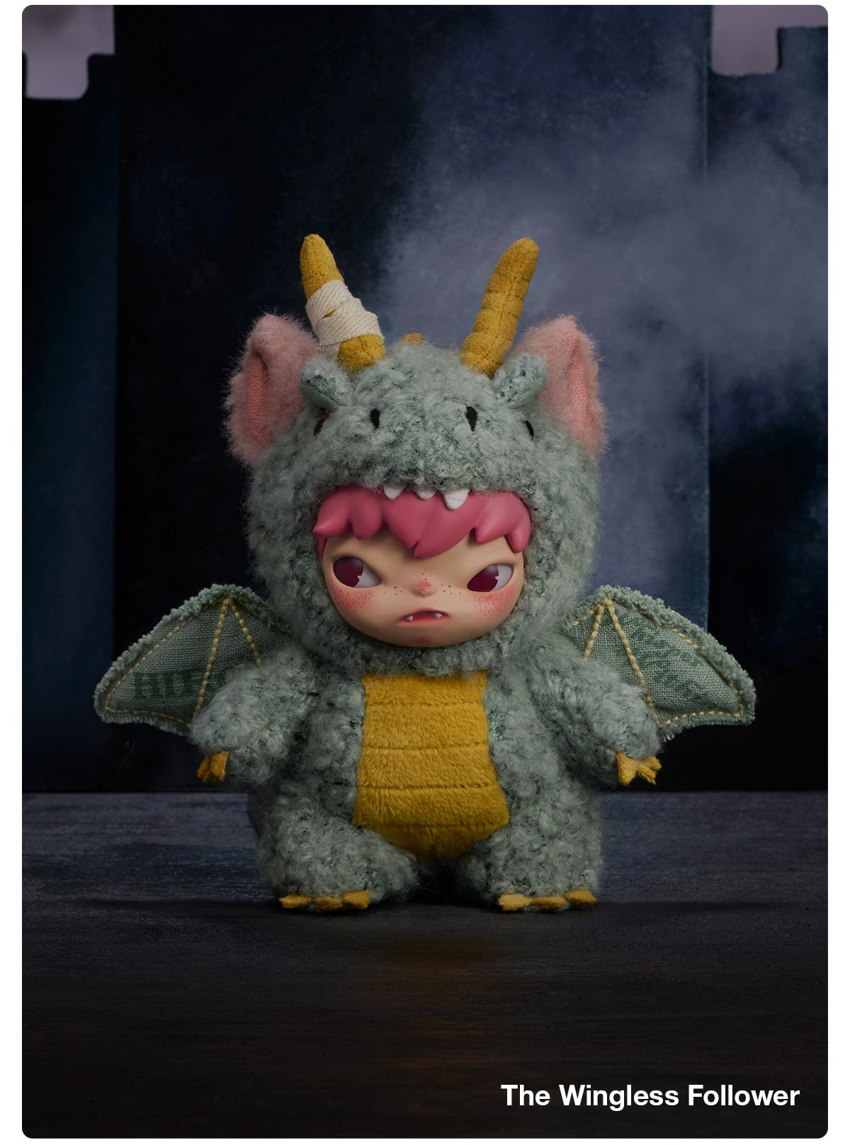 The Wingless Follower — official design reference; official POP MART reference, not a photo of the exact item supplied.