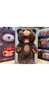 Actual sample photo — HIRONO BEAR Vinyl Plush Doll — BEAR