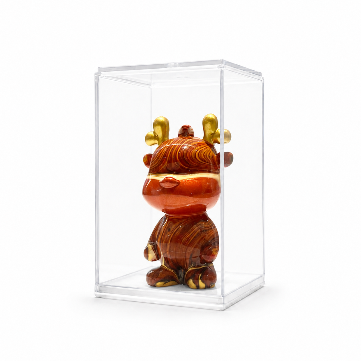 Mini Dragon 31, handmade Mini Dragon in a clear acrylic display box by Fendooy