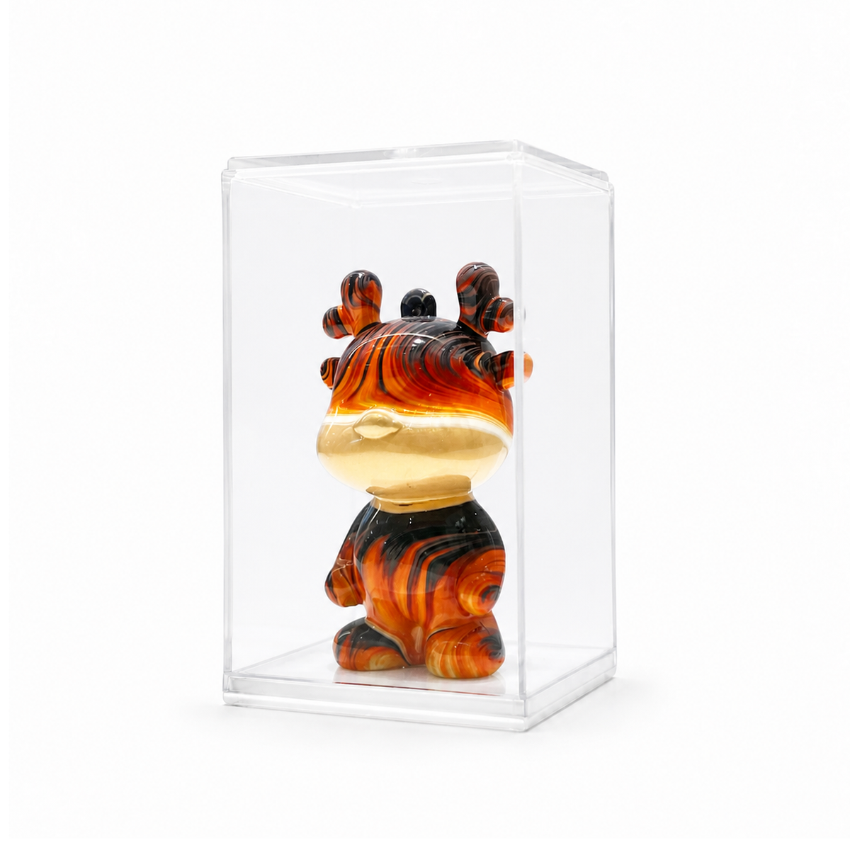 Mini Dragon 39, handmade Mini Dragon in a clear acrylic display box by Fendooy