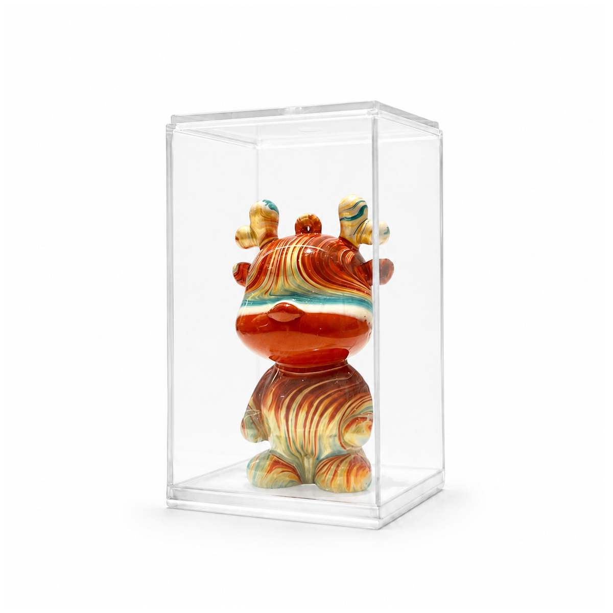 Mini Dragon 40, handmade Mini Dragon in a clear acrylic display box by Fendooy