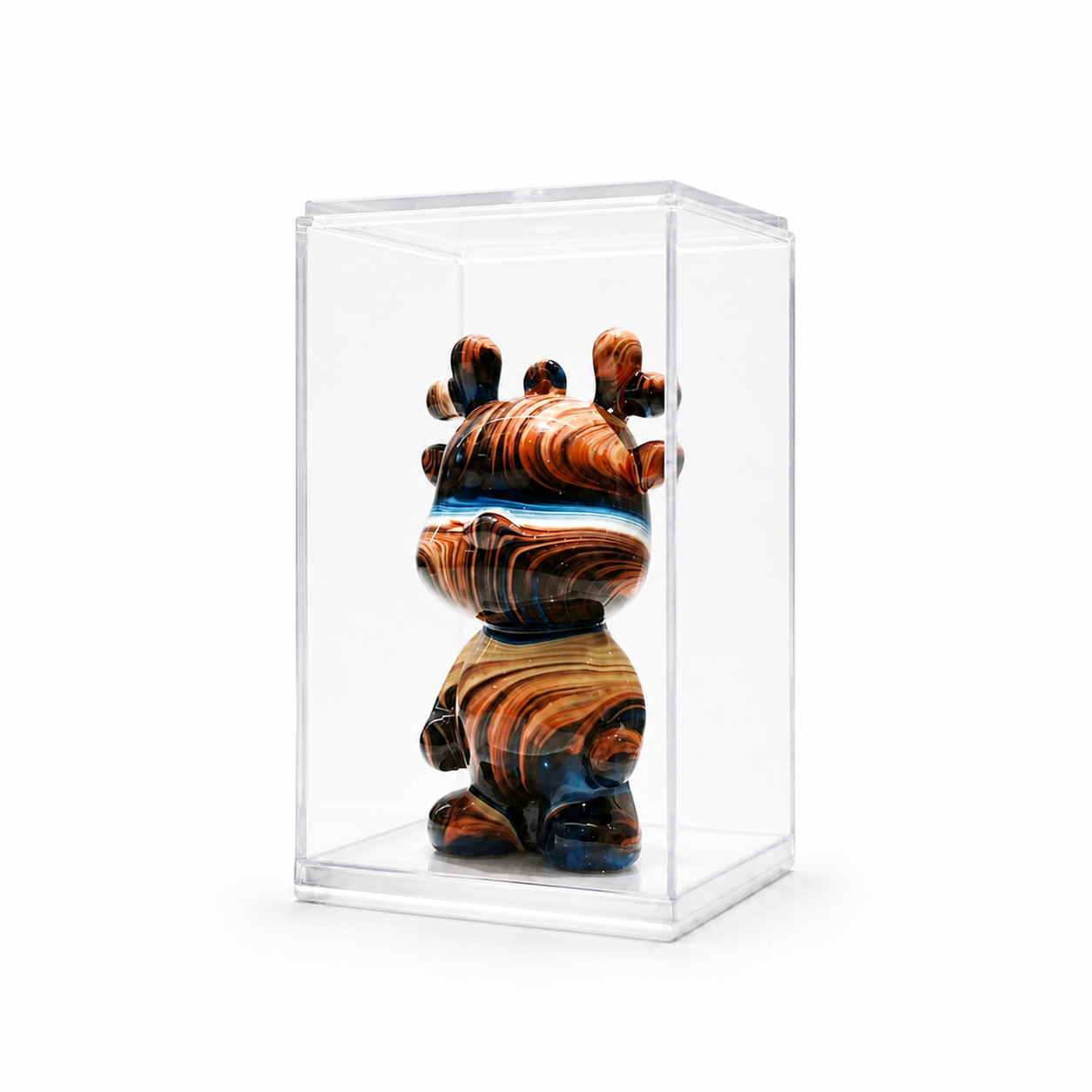 Mini Dragon 42, handmade Mini Dragon in a clear acrylic display box by Fendooy