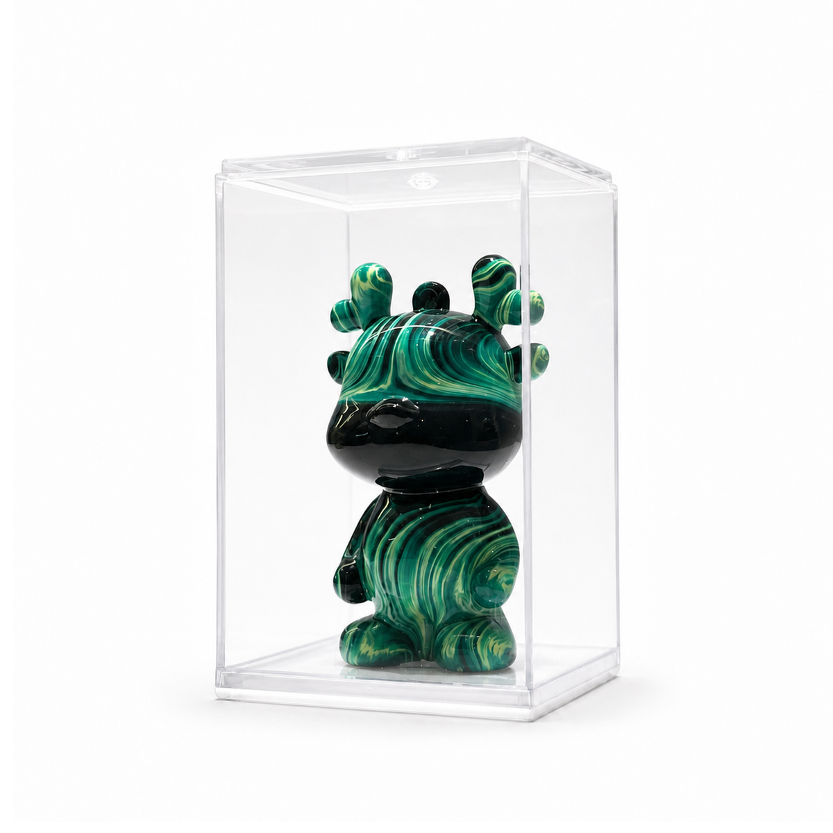 Mini Dragon 48, handmade Mini Dragon in a clear acrylic display box by Fendooy