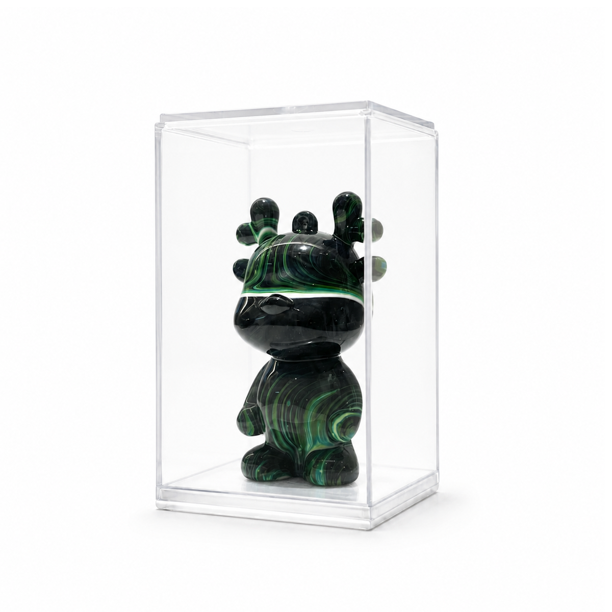 Mini Dragon 50, handmade Mini Dragon in a clear acrylic display box by Fendooy