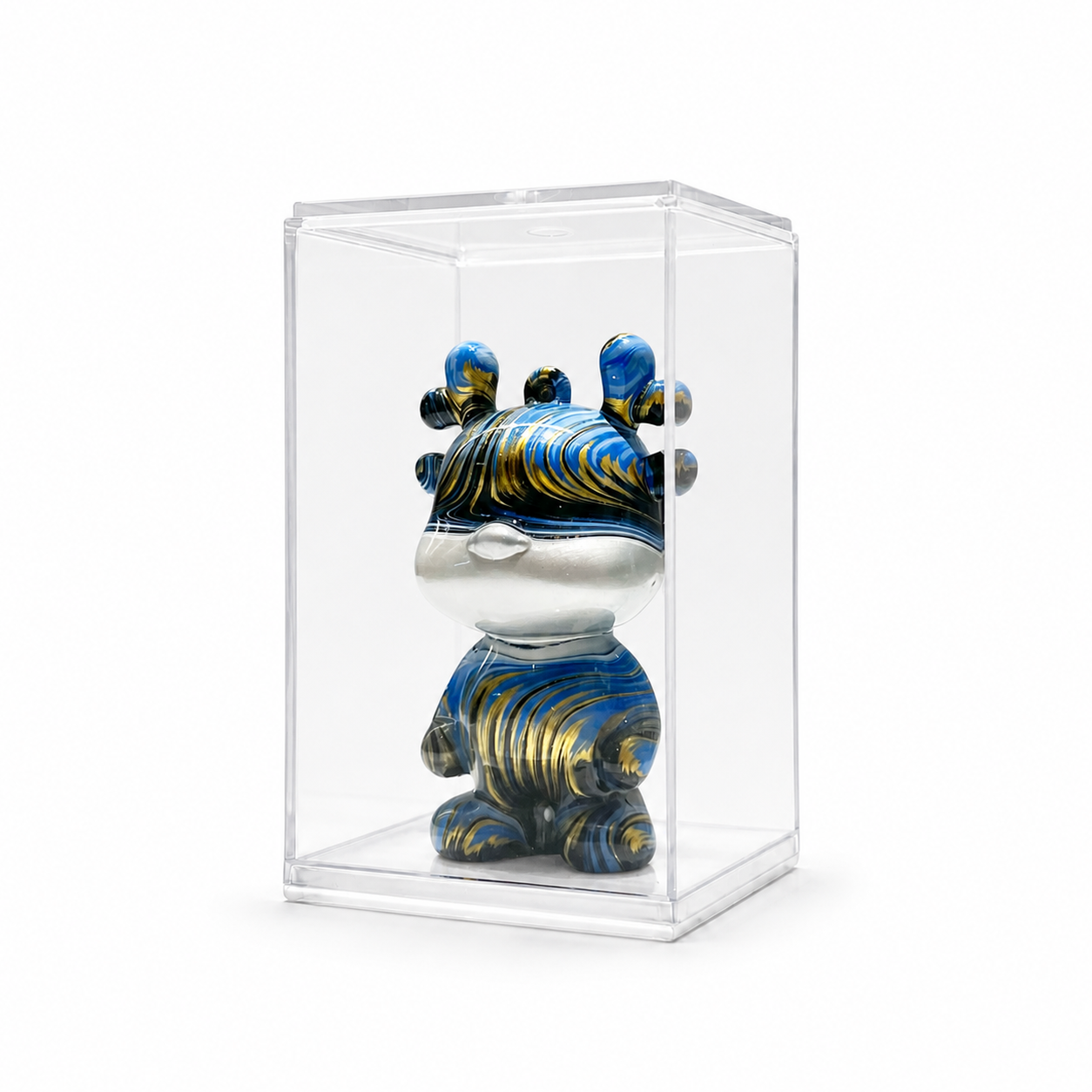Mini Dragon 51, handmade Mini Dragon in a clear acrylic display box by Fendooy