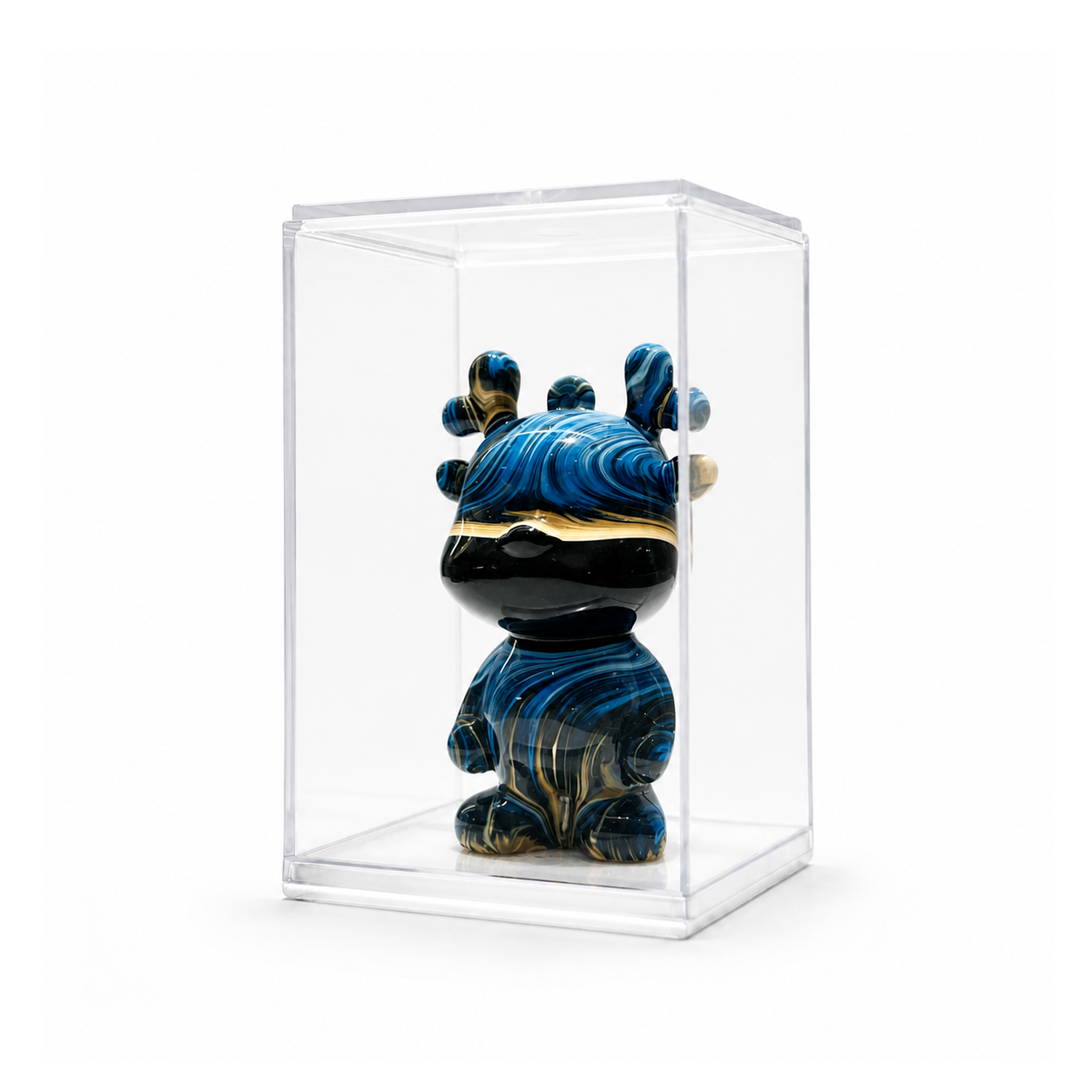 Mini Dragon 52, handmade Mini Dragon in a clear acrylic display box by Fendooy