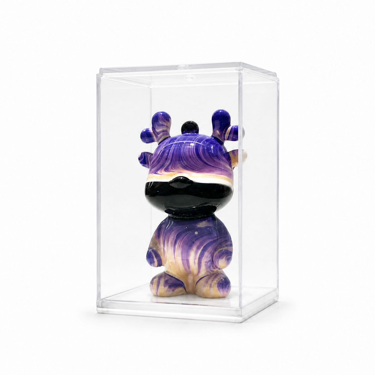 Mini Dragon 56, handmade Mini Dragon in a clear acrylic display box by Fendooy
