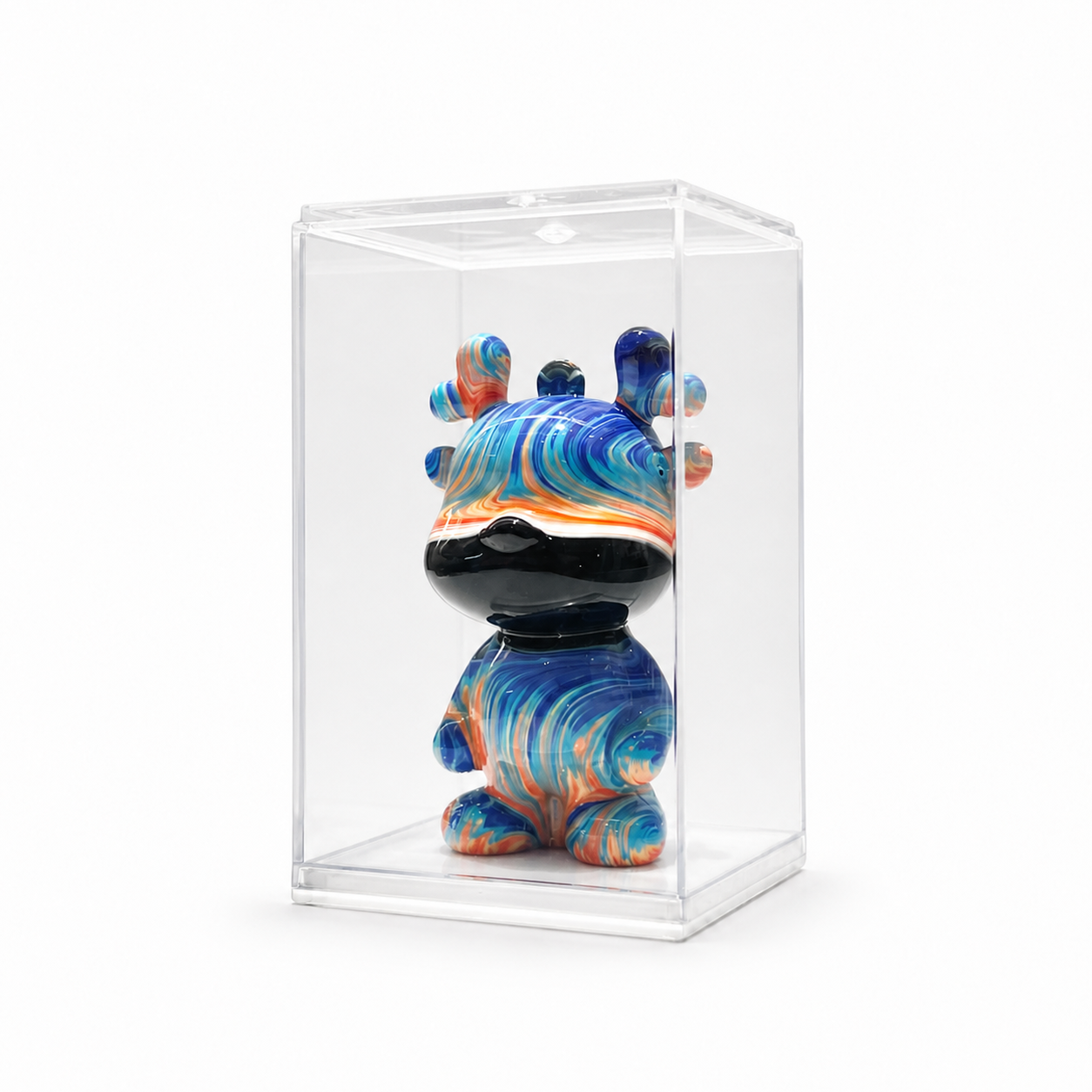 Mini Dragon 57, handmade Mini Dragon in a clear acrylic display box by Fendooy