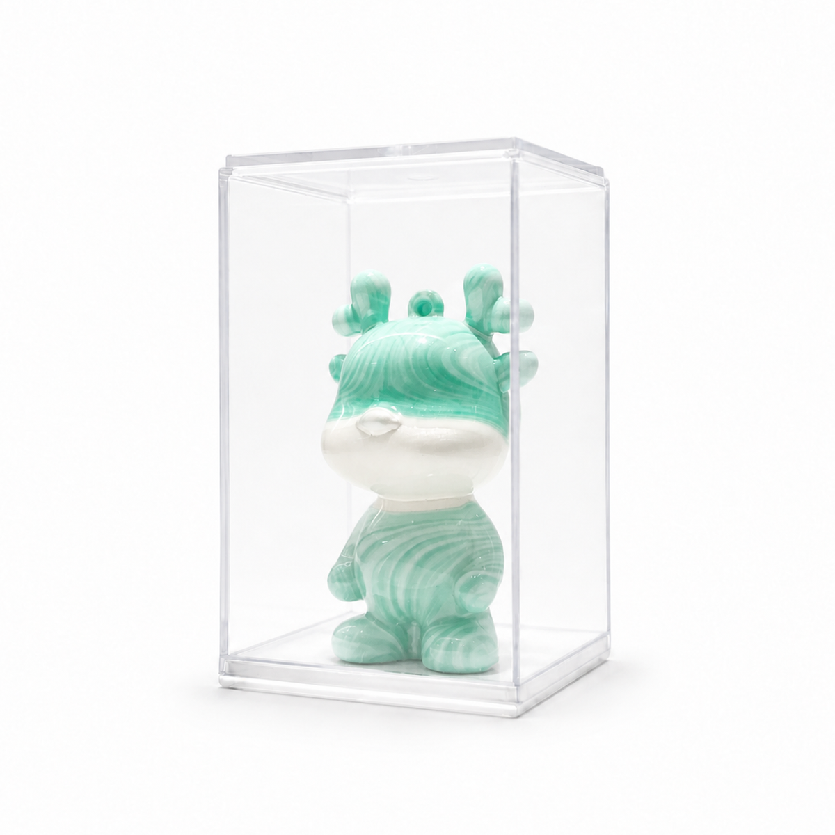 Mini Dragon 61, handmade Mini Dragon in a clear acrylic display box by Fendooy