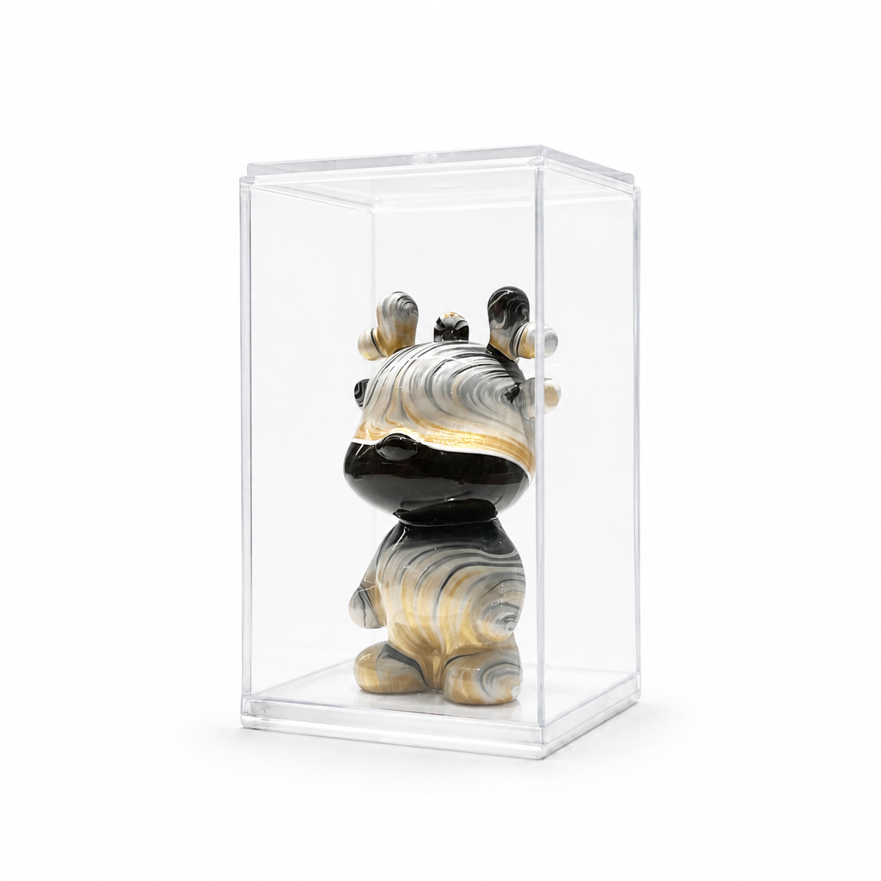 Mini Dragon 64, handmade Mini Dragon in a clear acrylic display box by Fendooy