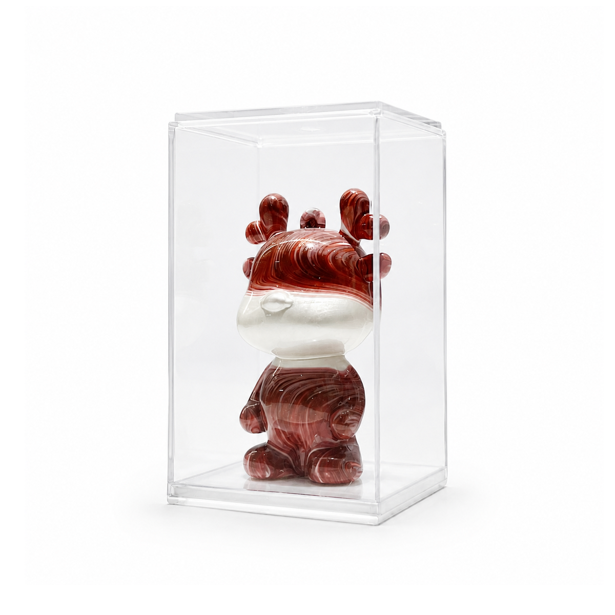 Mini Dragon 66, handmade Mini Dragon in a clear acrylic display box by Fendooy